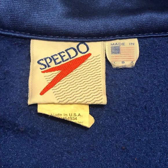 Vintage Seoul 1988 Olympics Speedo‎ Blue Team USA Swimming Jacket Mens XL - Picture 3 of 3
